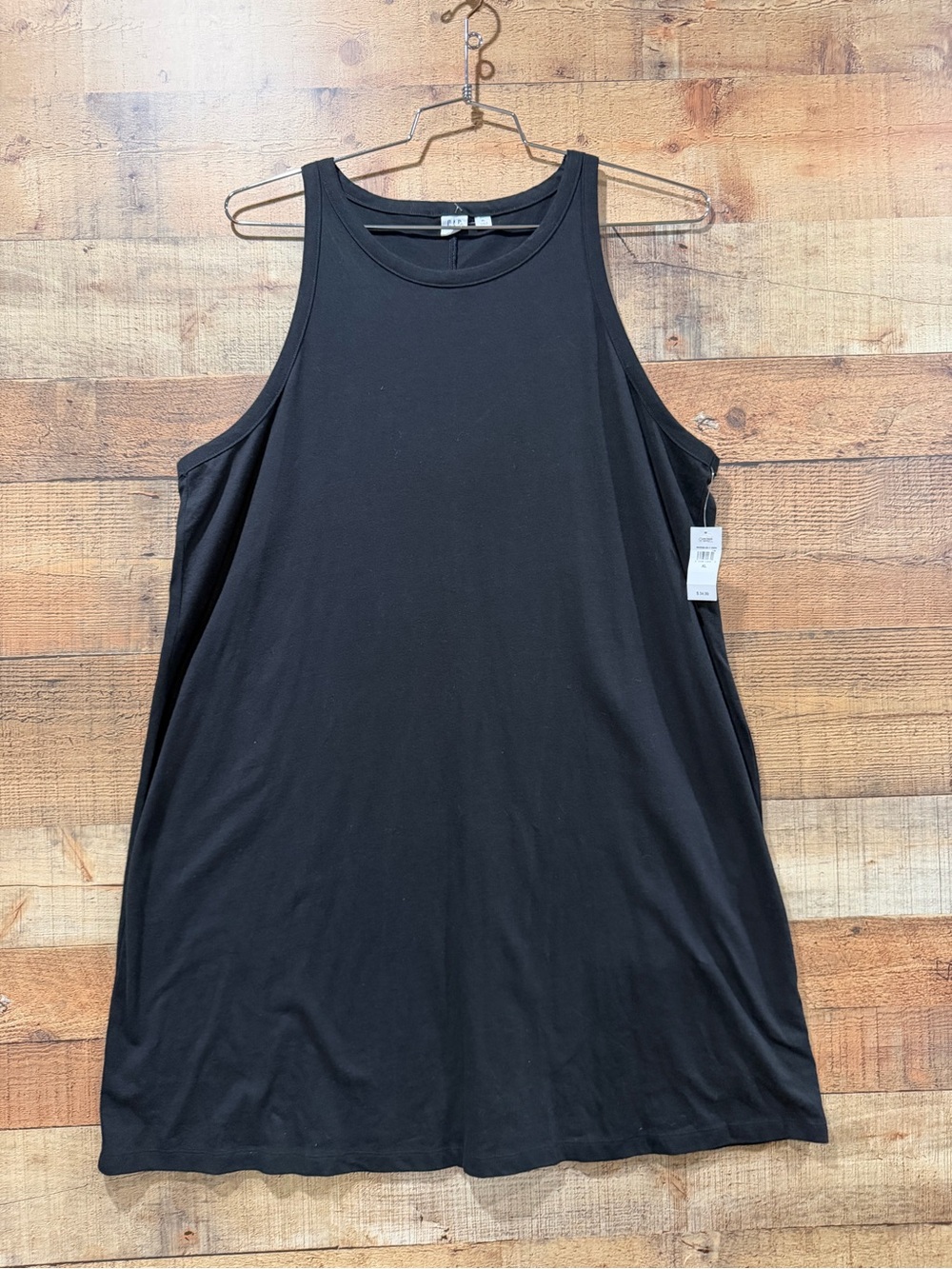 GAP New With Tags Black Sleeveless Tank Dress Size XL